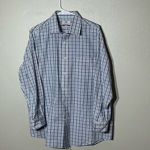 MEns 16.5  Croft & Barrow 32/33 Multicolor Plaid Shirt